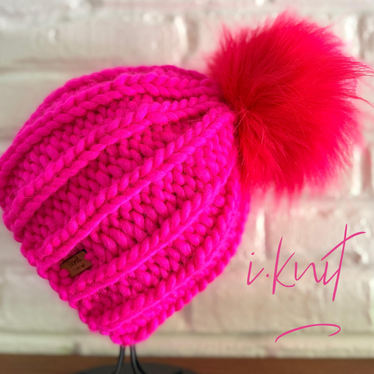 LEMON Chunky Knit Beanie