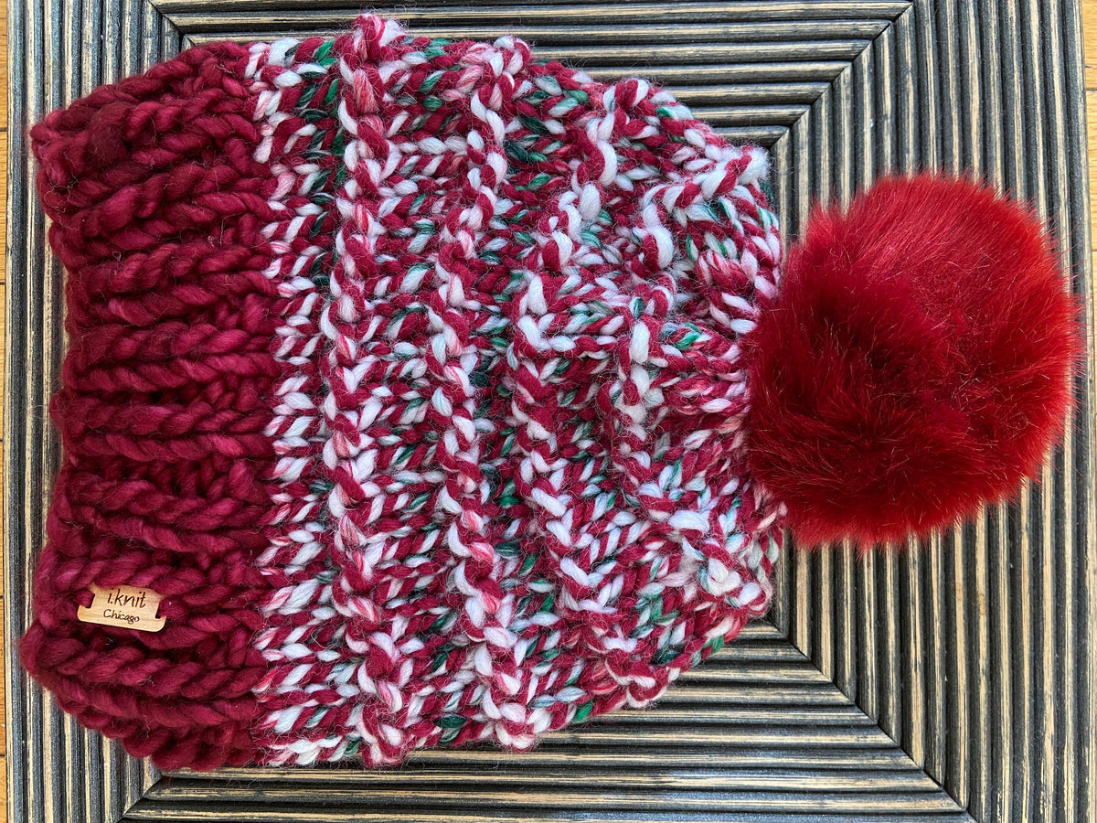 CRANBERRY Knit Beanie