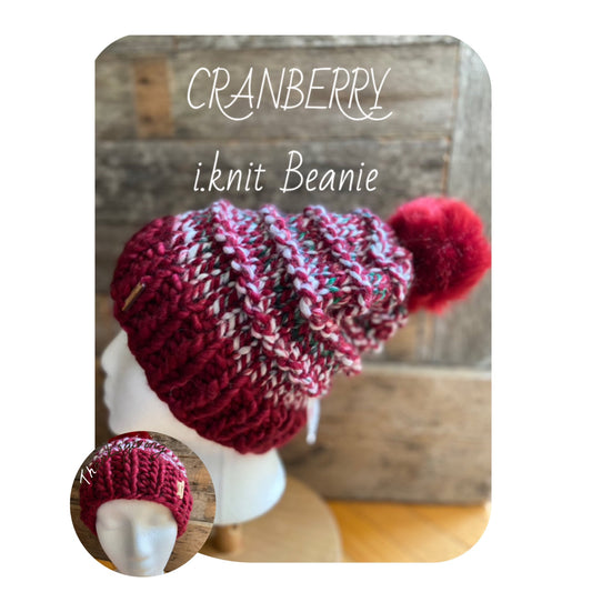 CRANBERRY Knit Beanie