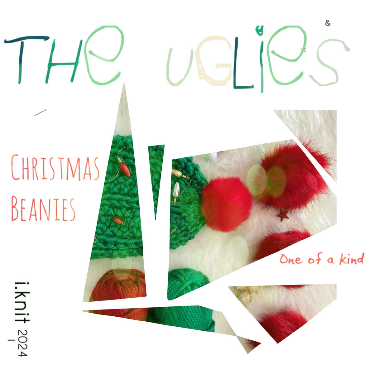 Double Knit Christmas Beanie: Festive Acrylic Winter Hat