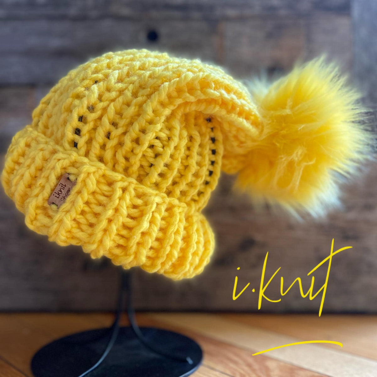 SUNSHINE Knit Beanie with Folded Brim