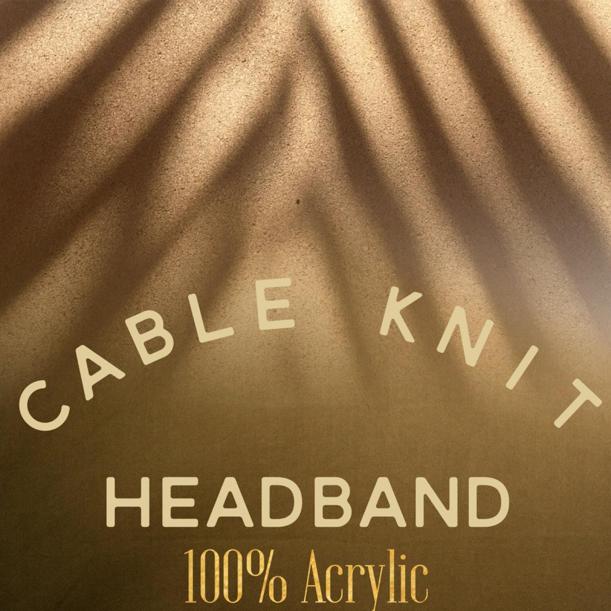 FAWN Cable Knit Headband