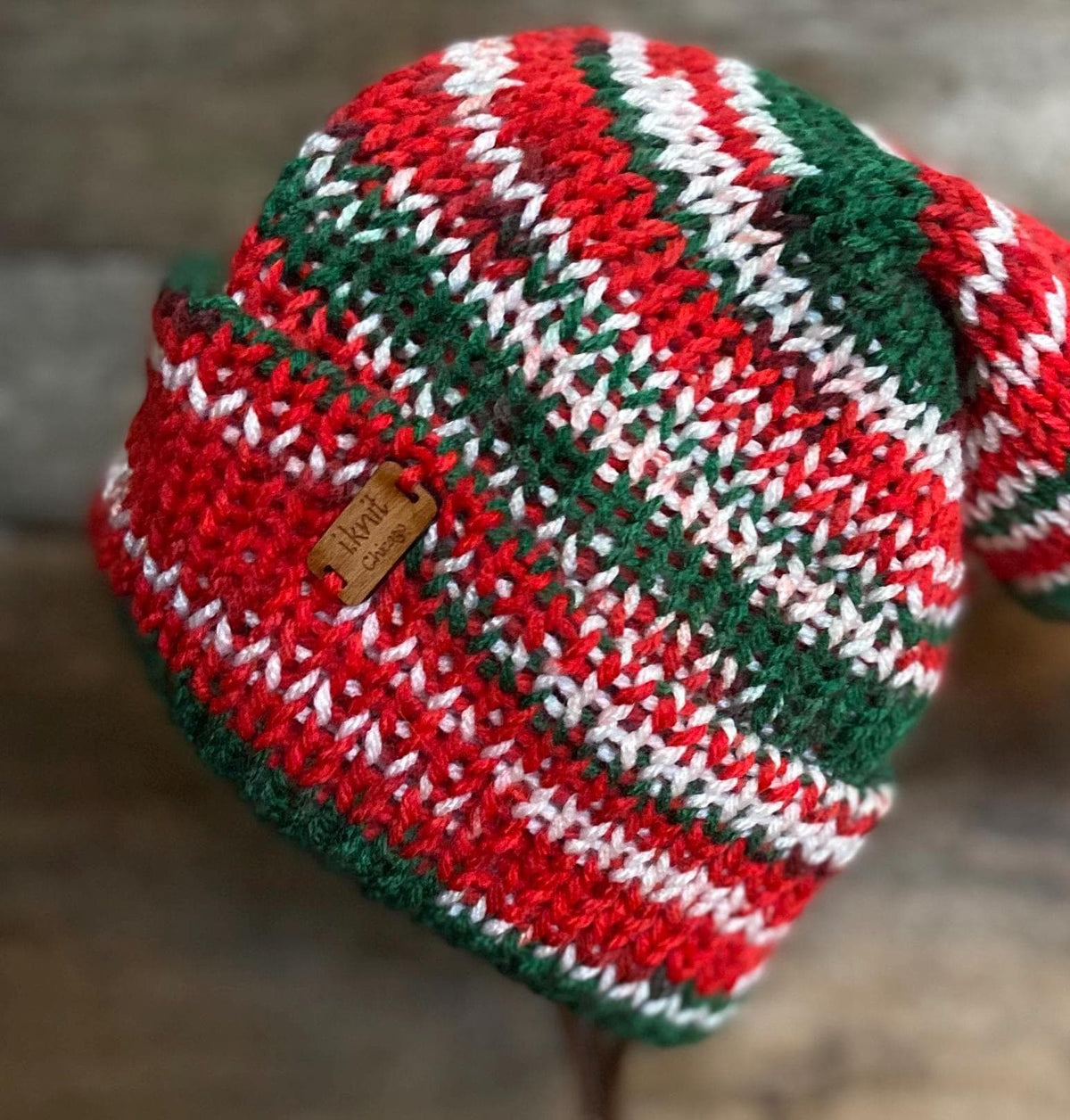 Double Knit Christmas Beanie: Festive Acrylic Winter Hat