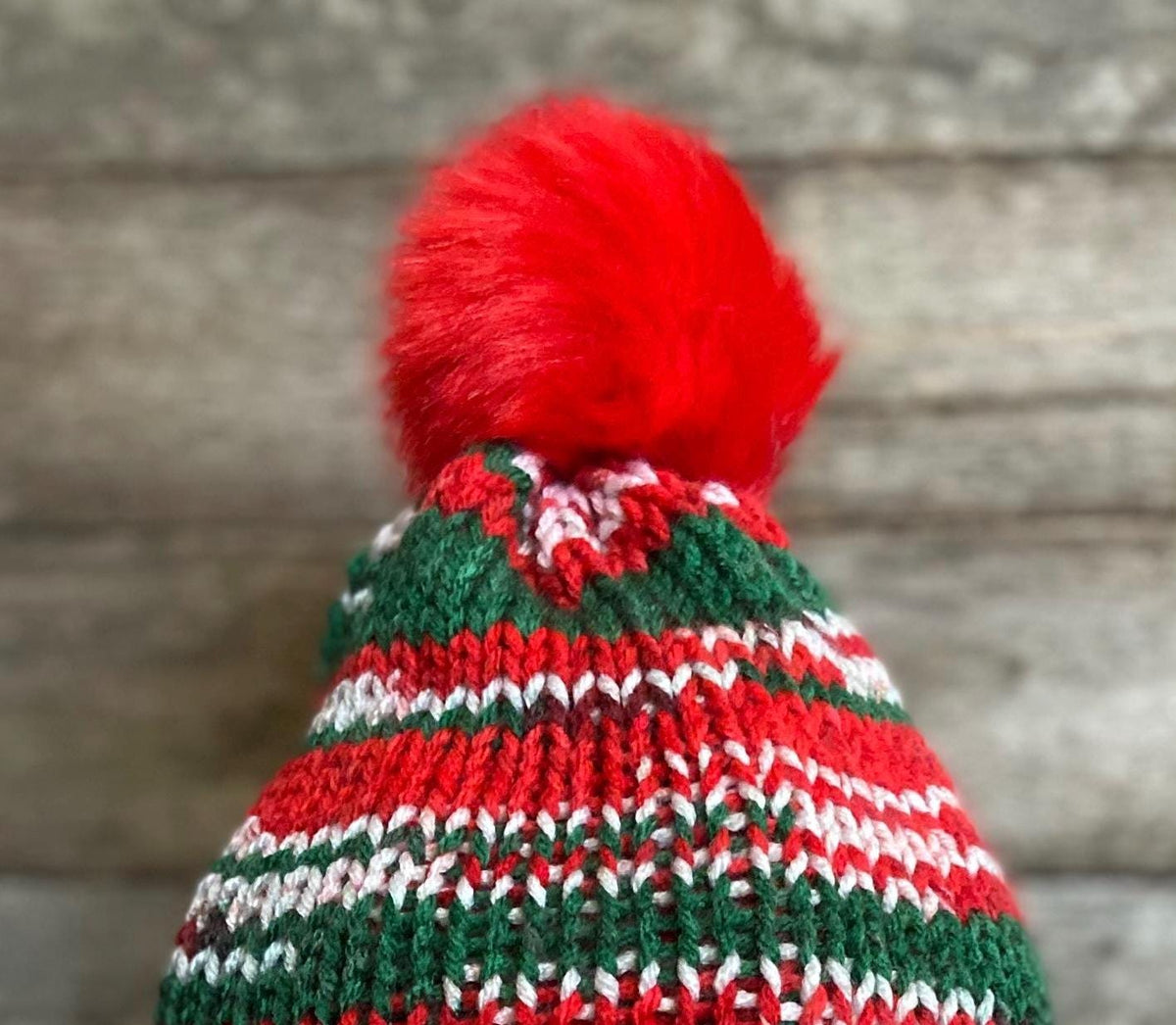 Double Knit Christmas Beanie: Festive Acrylic Winter Hat