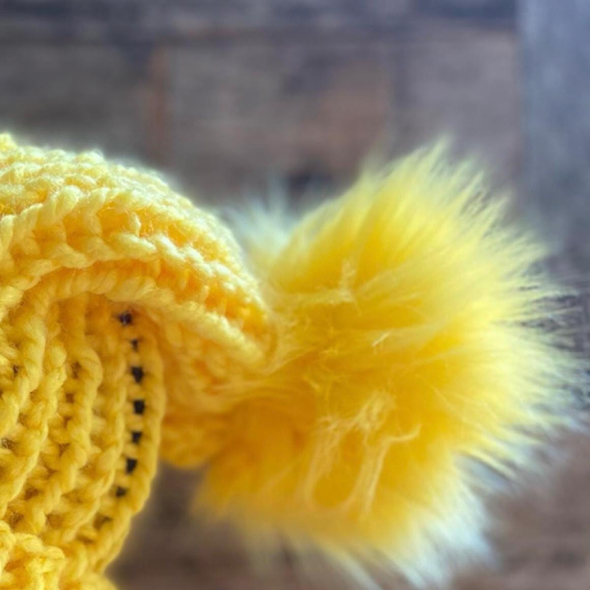 SUNSHINE Knit Beanie with Folded Brim