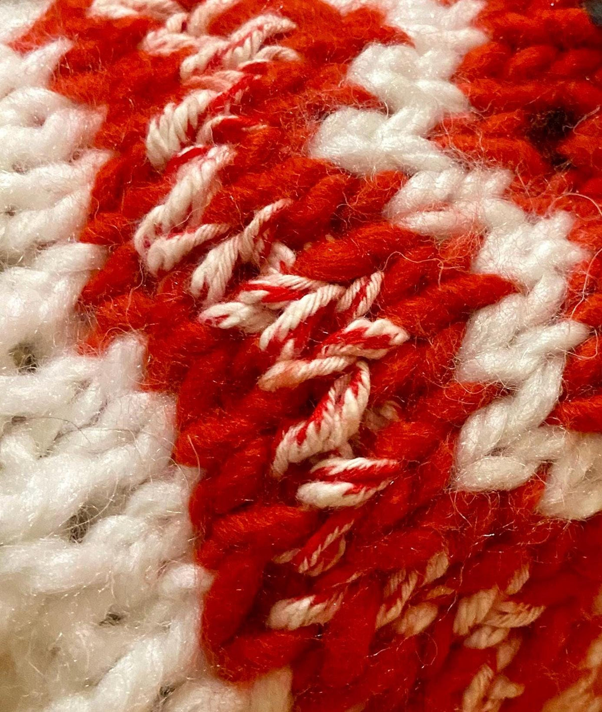 CHRISTMAS BERRY Hand Knit Beanie