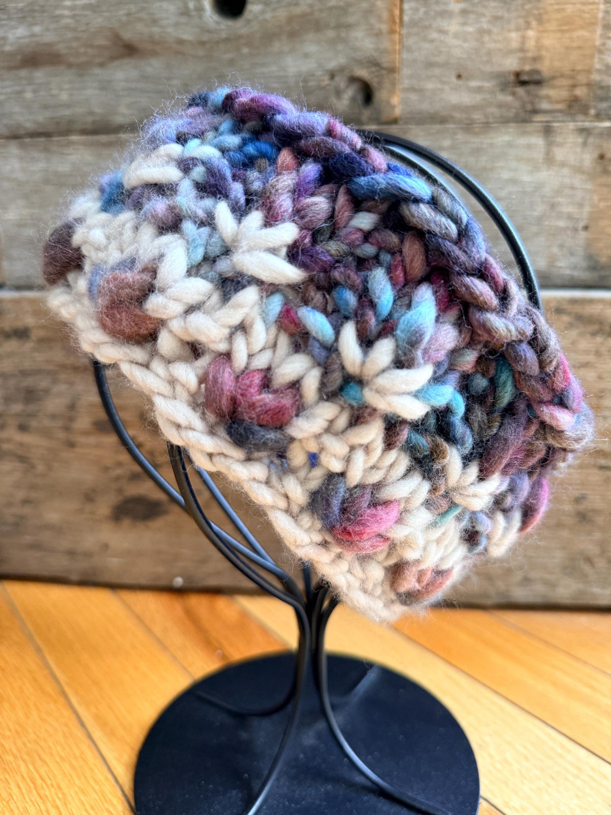 JAM Purple Hand Knit Headband
