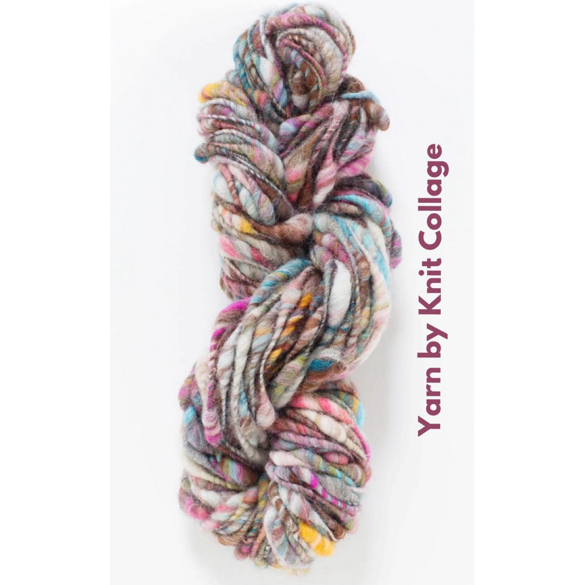 AUBERGINE Purple Chunky Knit Beanie
