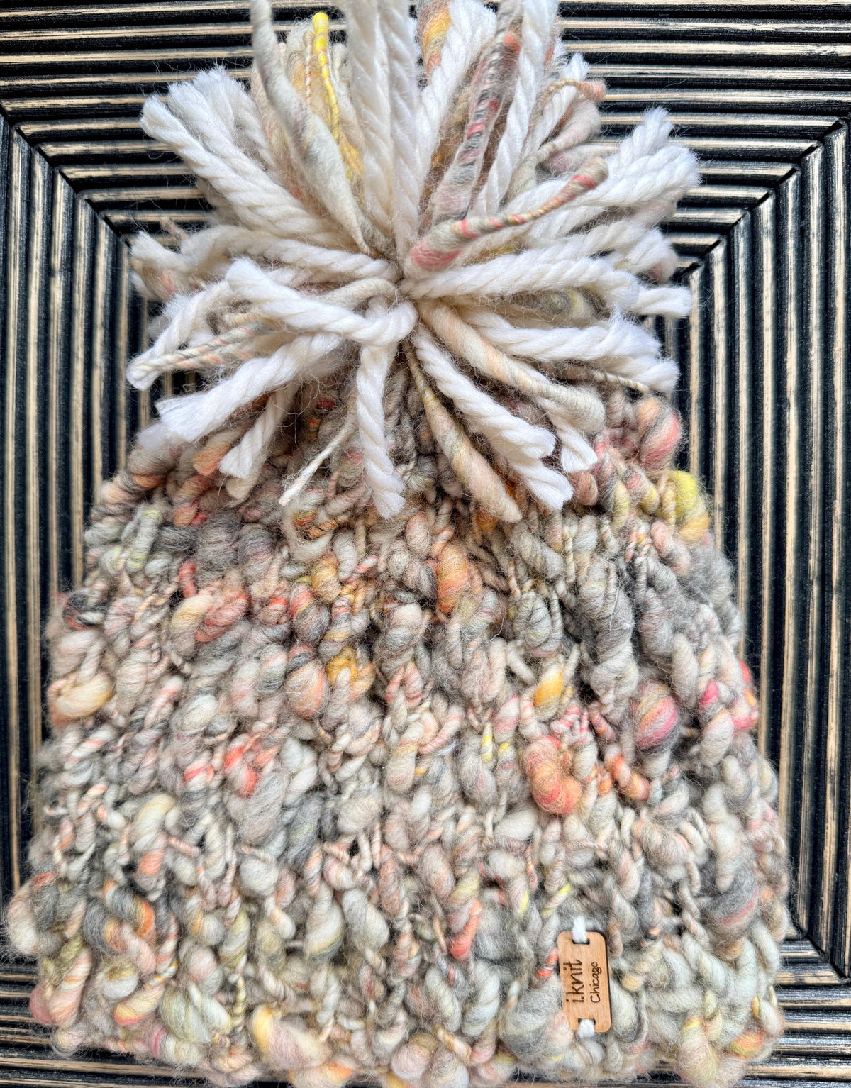 PEACH PARFAIT Chunky Knit Beanie