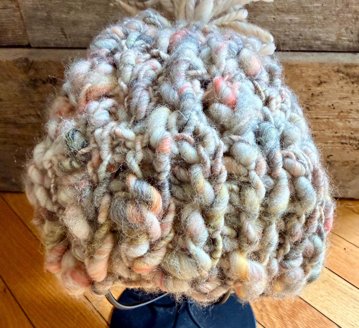 PEACH PARFAIT Chunky Knit Beanie