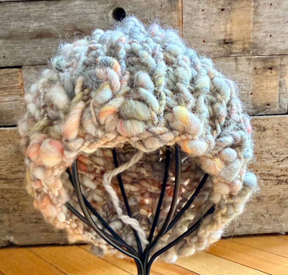 PEACH PARFAIT Chunky Knit Beanie