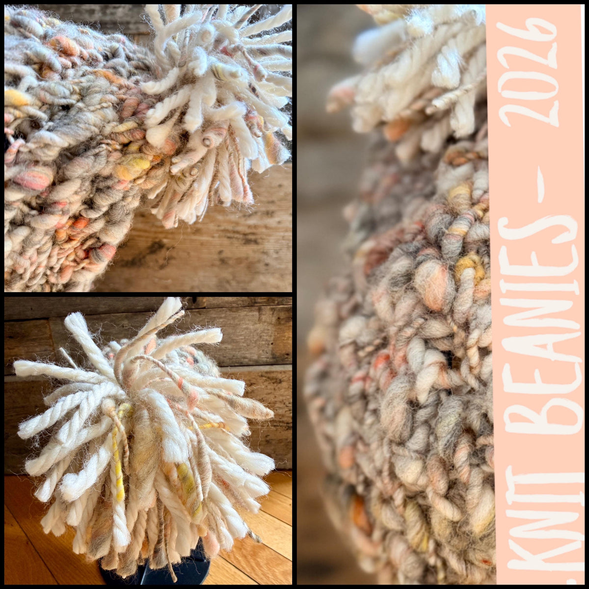PEACH PARFAIT Chunky Knit Beanie