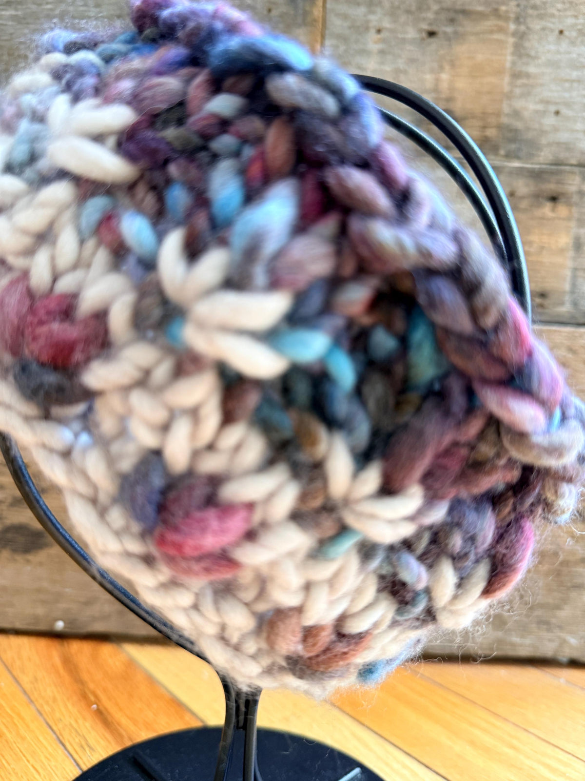 JAM Purple Hand Knit Headband