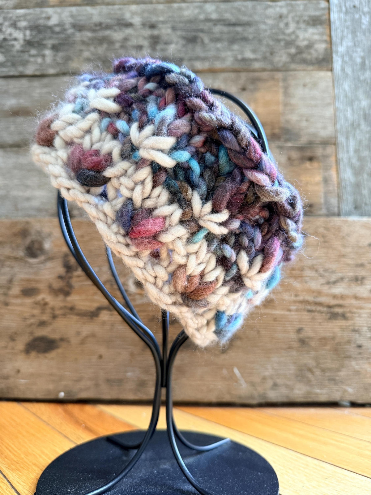 JAM Purple Hand Knit Headband