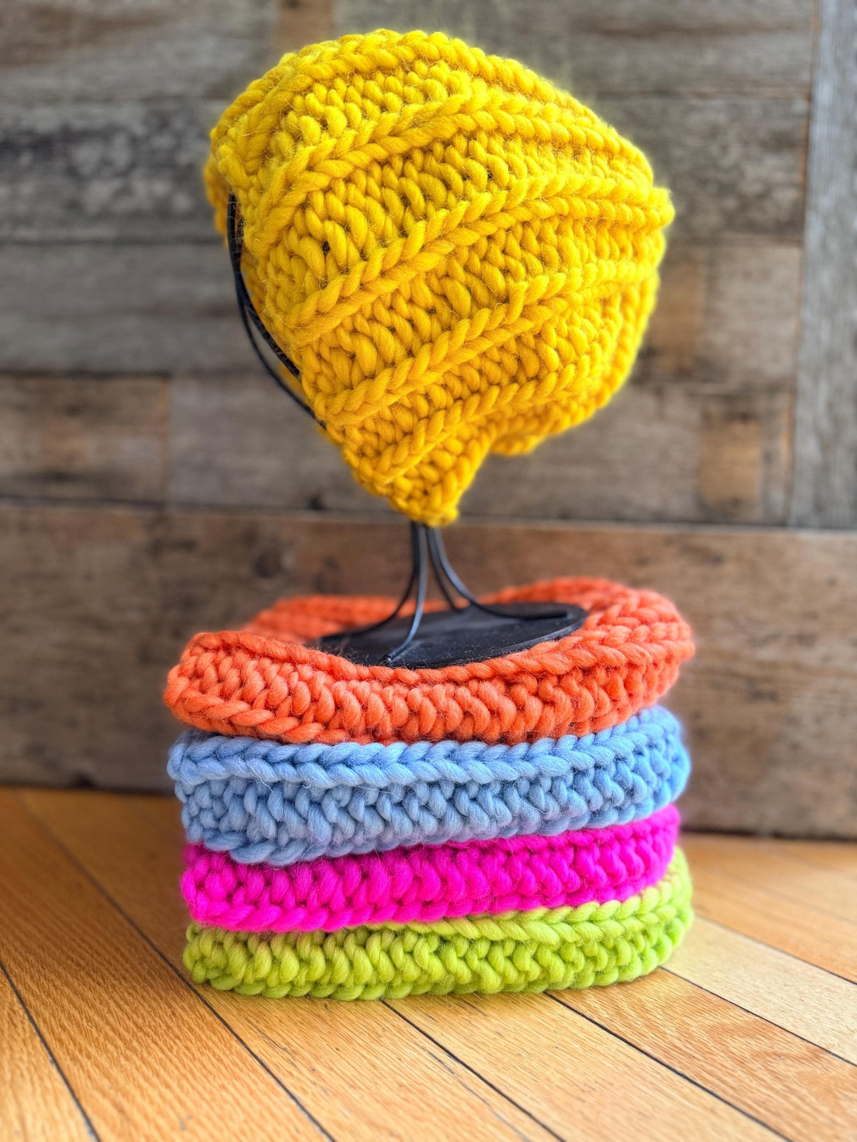 LEMON Chunky Knit Beanie