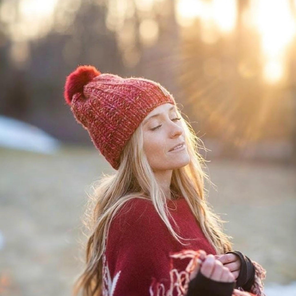 CORRAL Color Knit Beanie