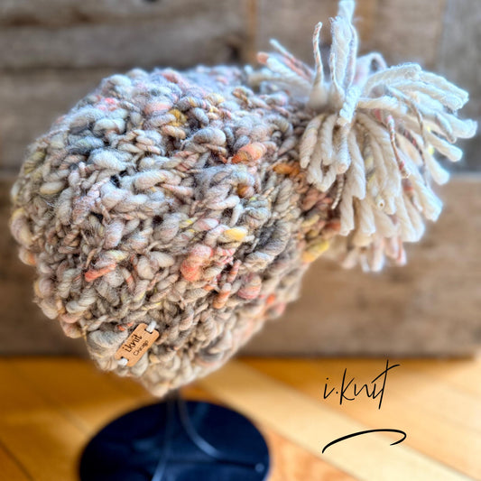 PEACH PARFAIT Chunky Knit Beanie