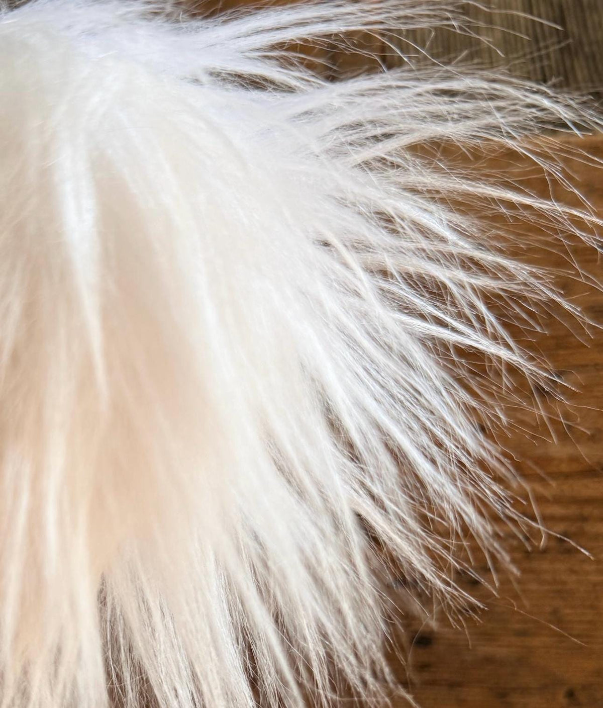Slouchy WHITE SNOW BUNNY Beanie