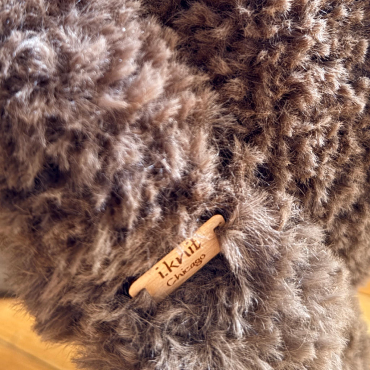BROWNIE Furry Knit Bucket Hat