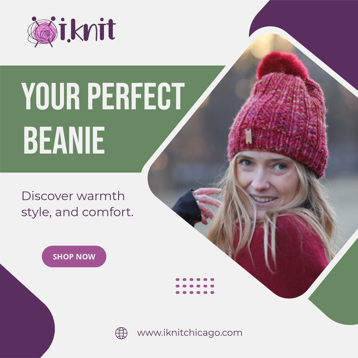 CORRAL Color Knit Beanie