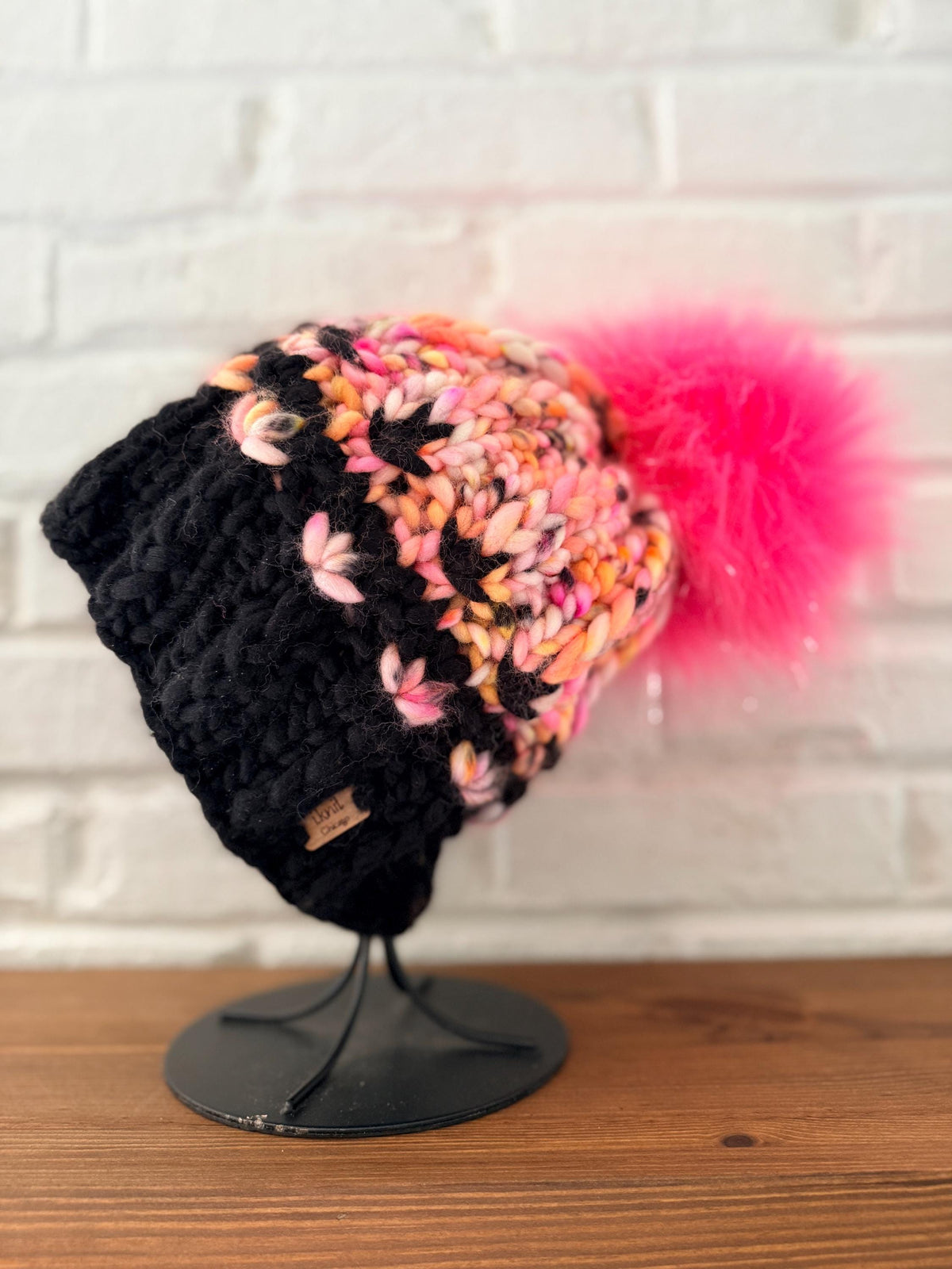 DRACULAURA Chunky Funky Knit Beanie.