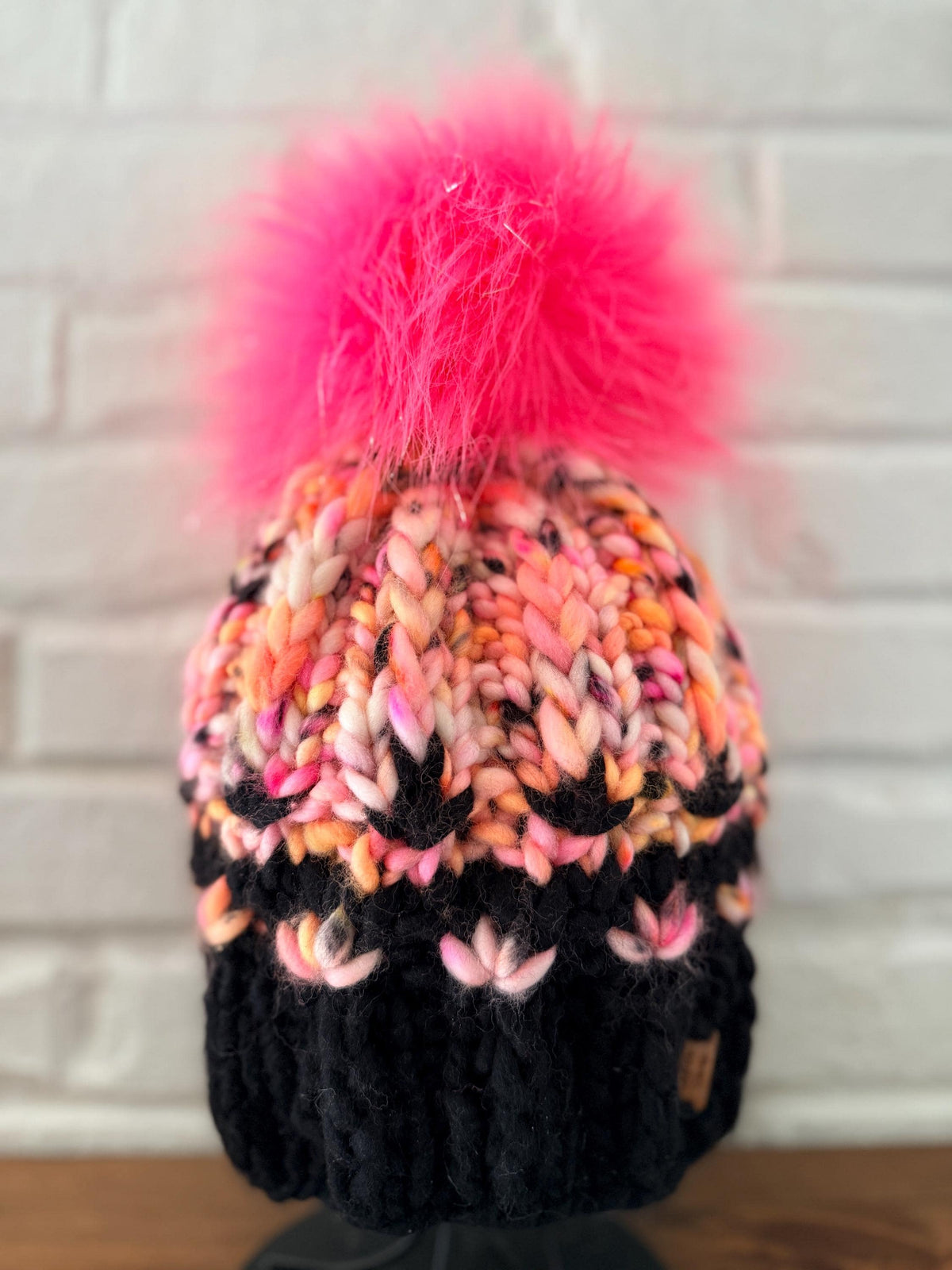 DRACULAURA Chunky Funky Knit Beanie.