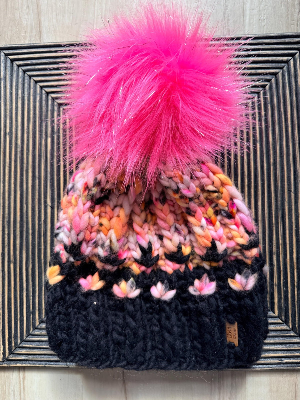 DRACULAURA Chunky Funky Knit Beanie.
