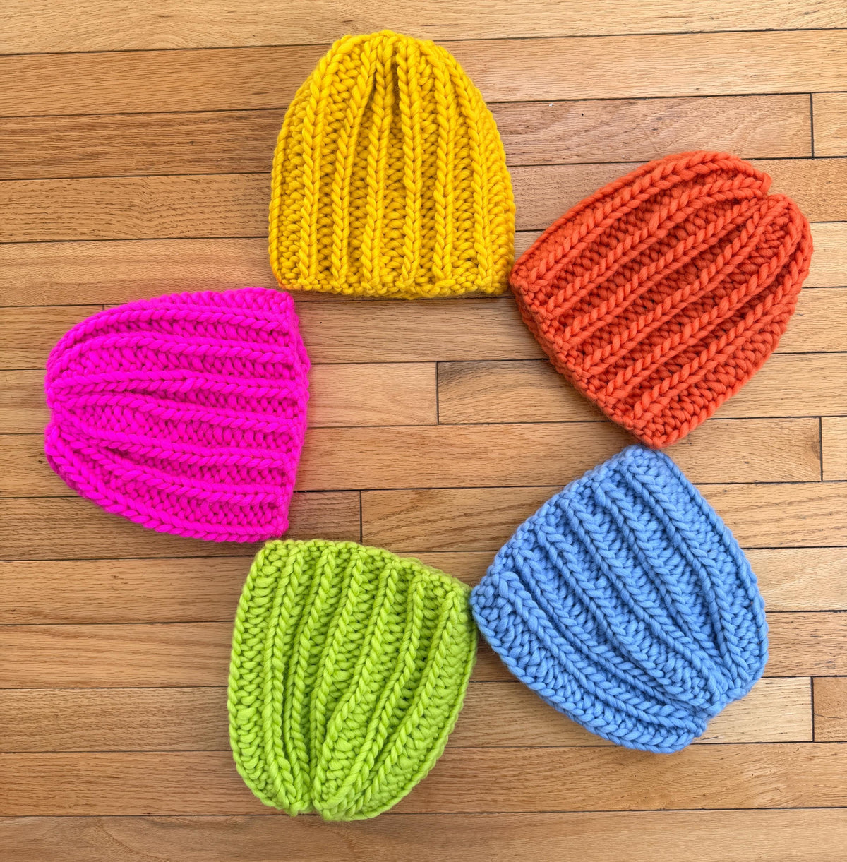 LEMON Chunky Knit Beanie