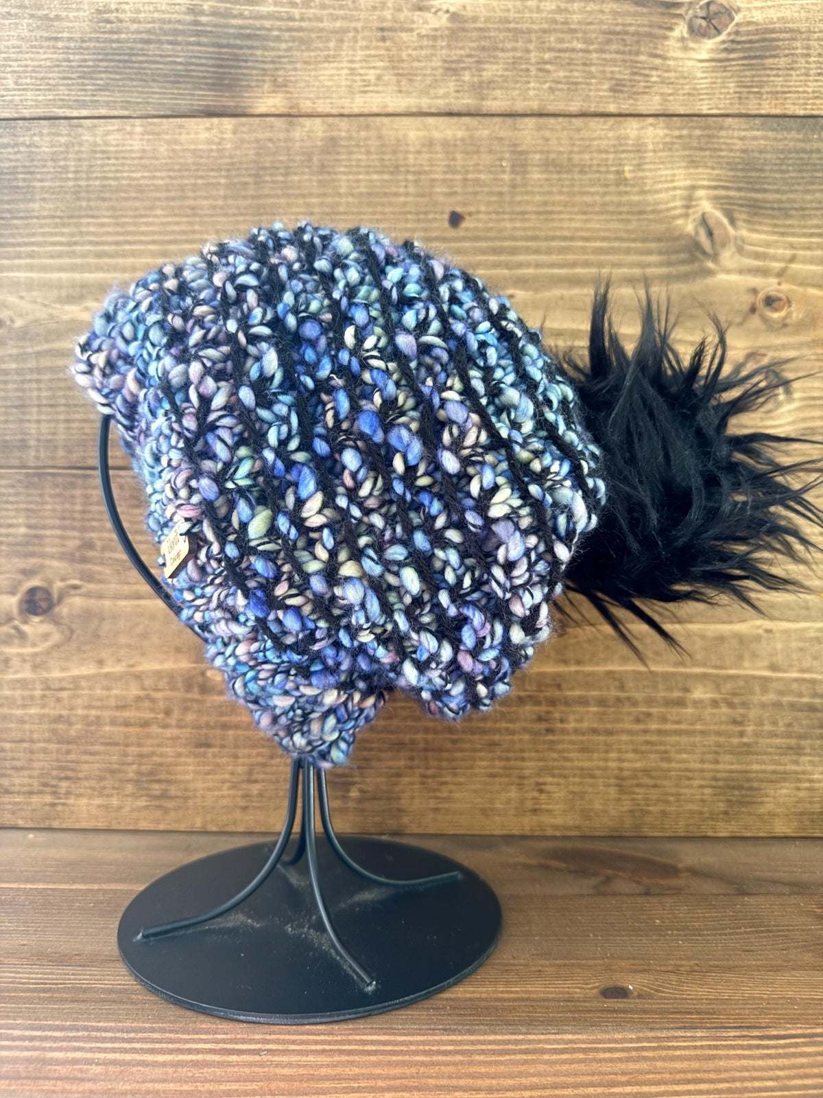 RAINBOW FISH Hand Knit Beanie