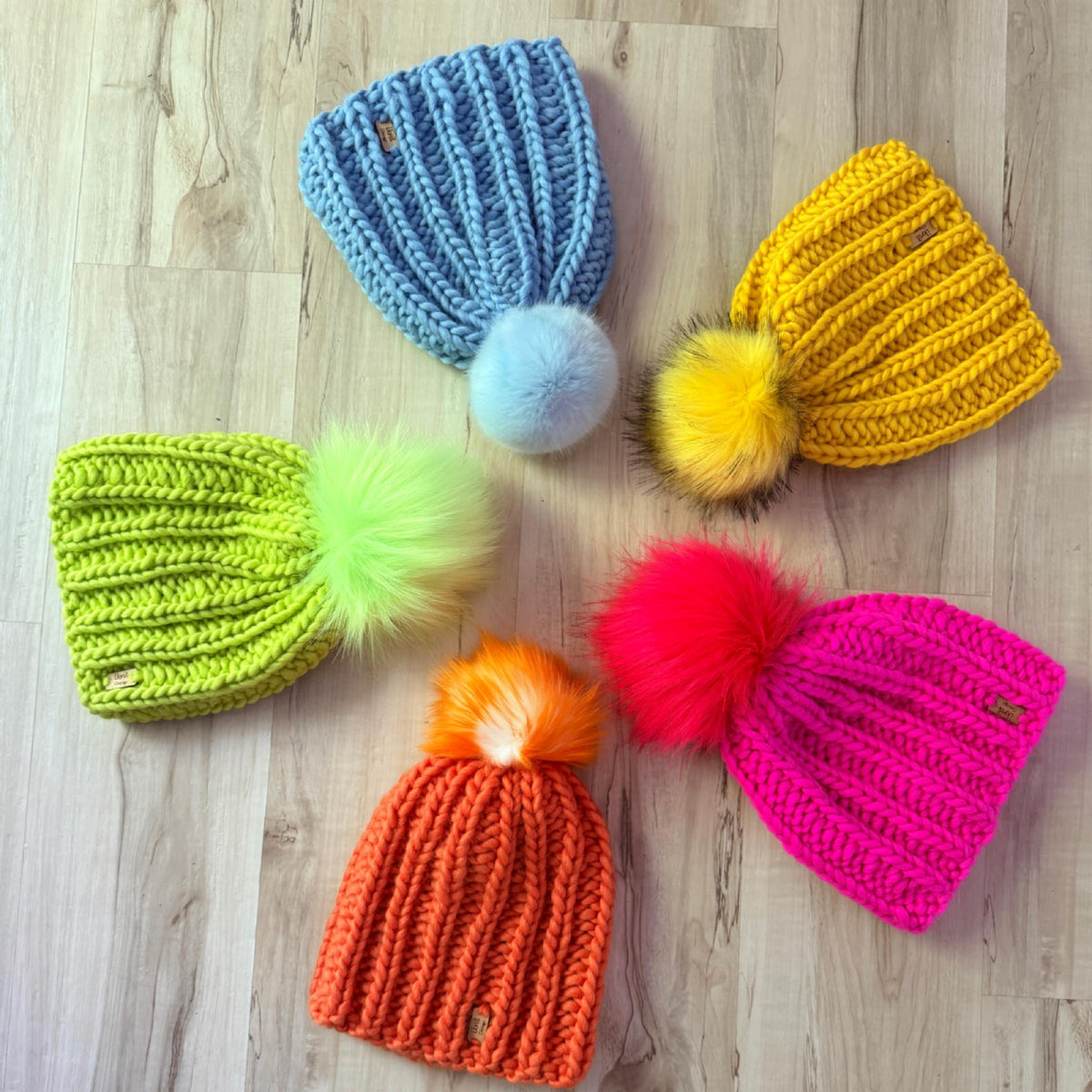 LEMON Chunky Knit Beanie