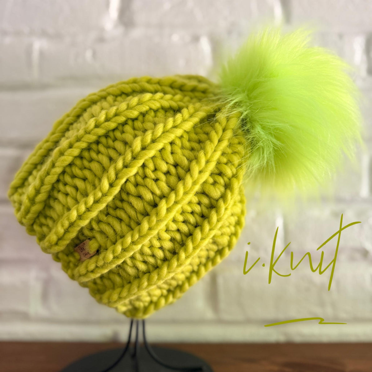LEMON Chunky Knit Beanie