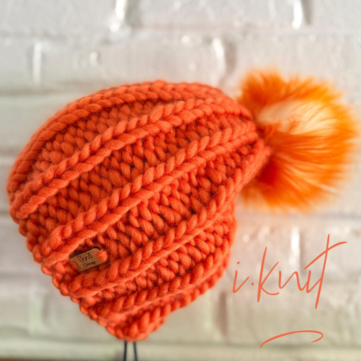 LEMON Chunky Knit Beanie