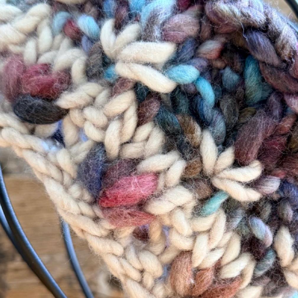 JAM Purple Hand Knit Headband