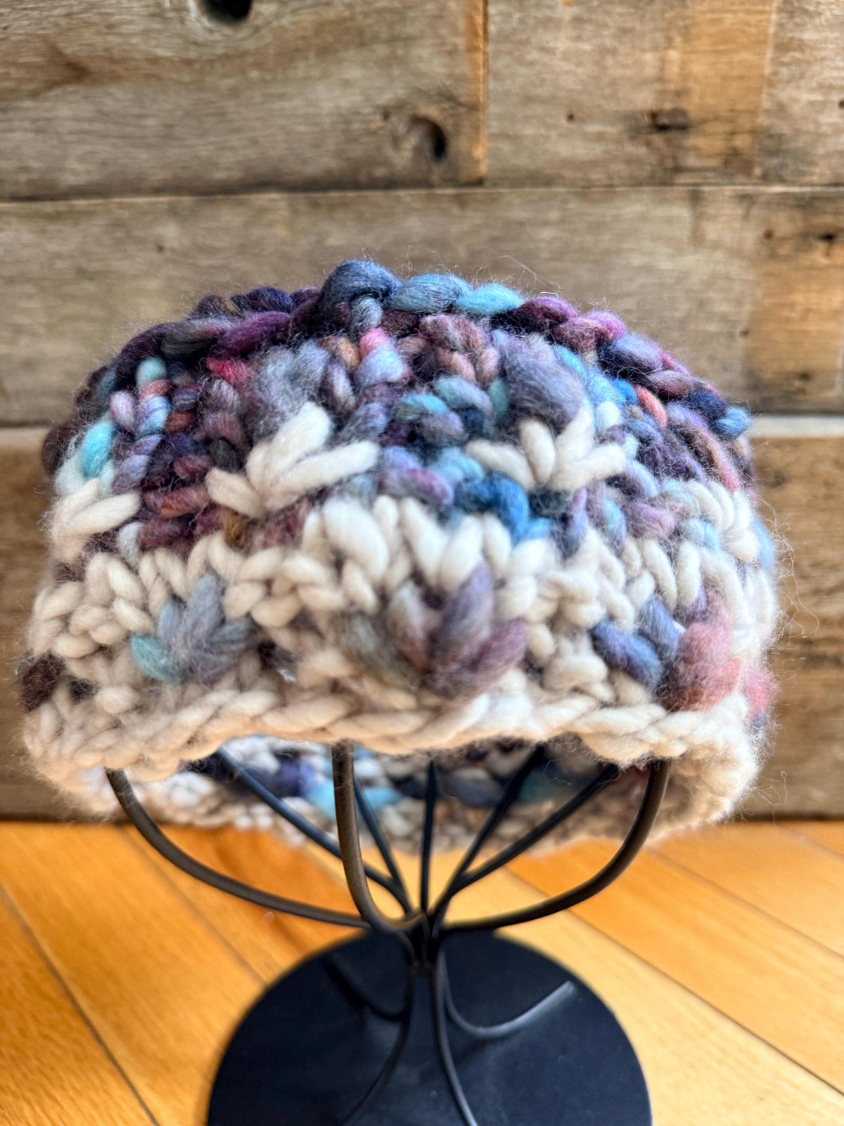 JAM Purple Hand Knit Headband