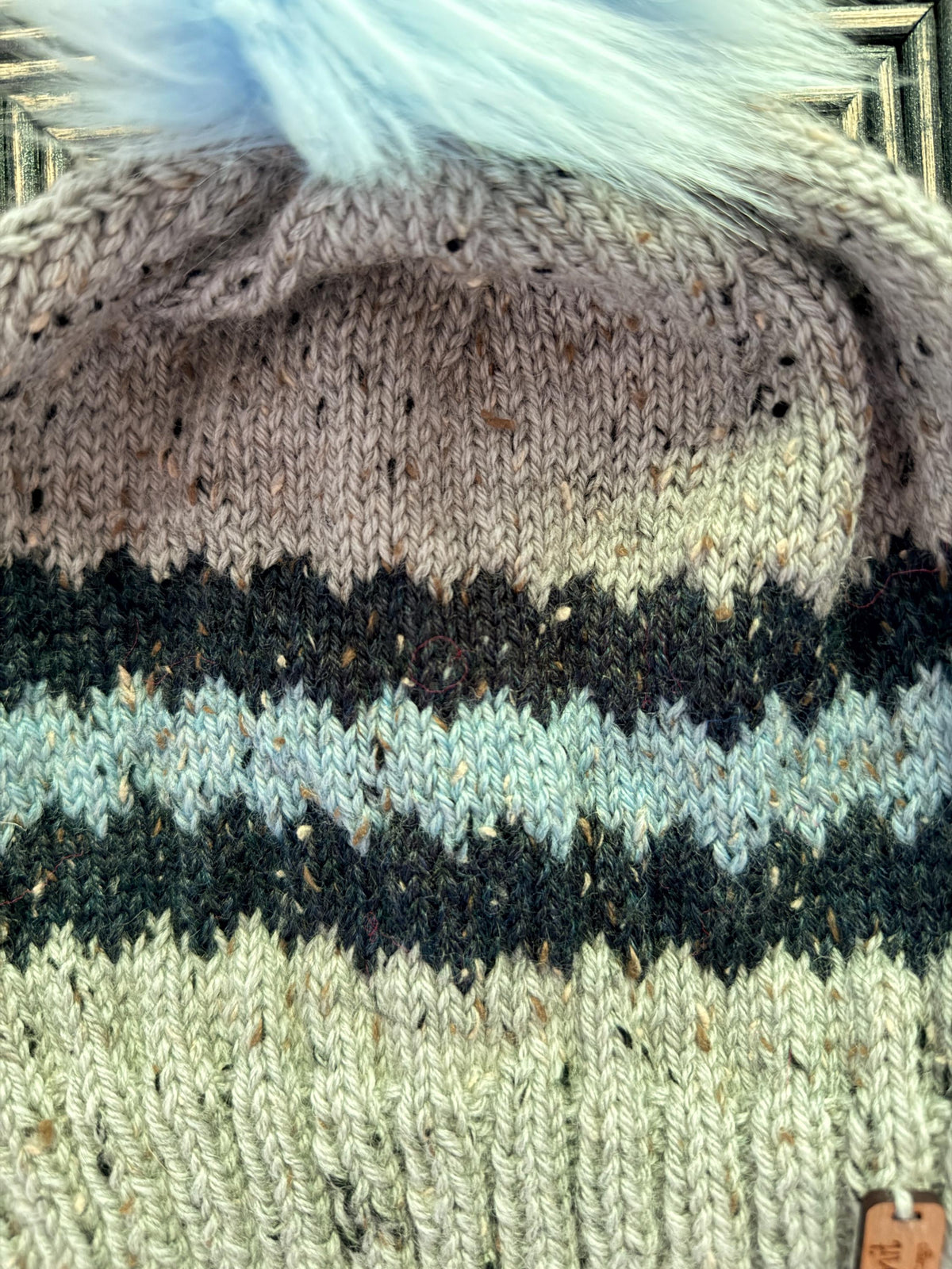 TWEEDY PEAKS Knit Beanie