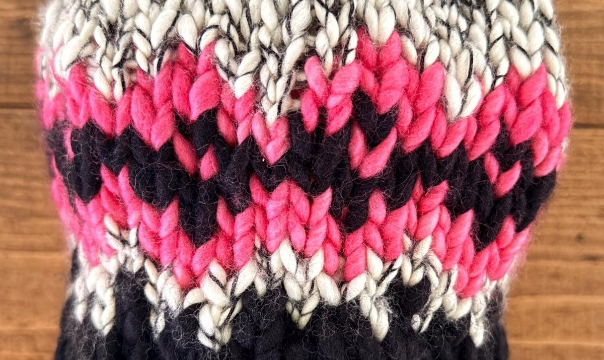 ORIENTAL LILY Hand Knit Beanie