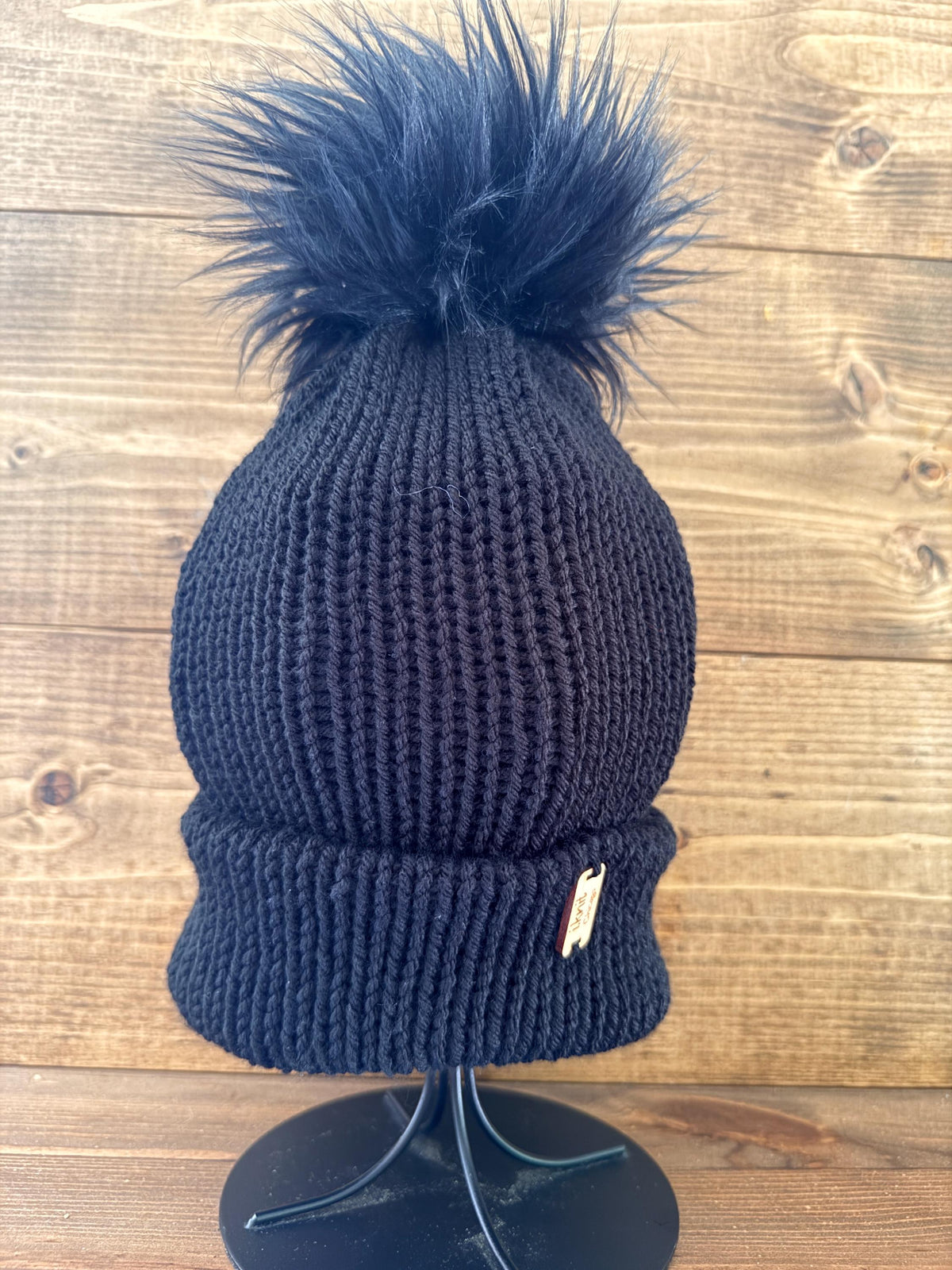 NOIR Double-Knit Beanie