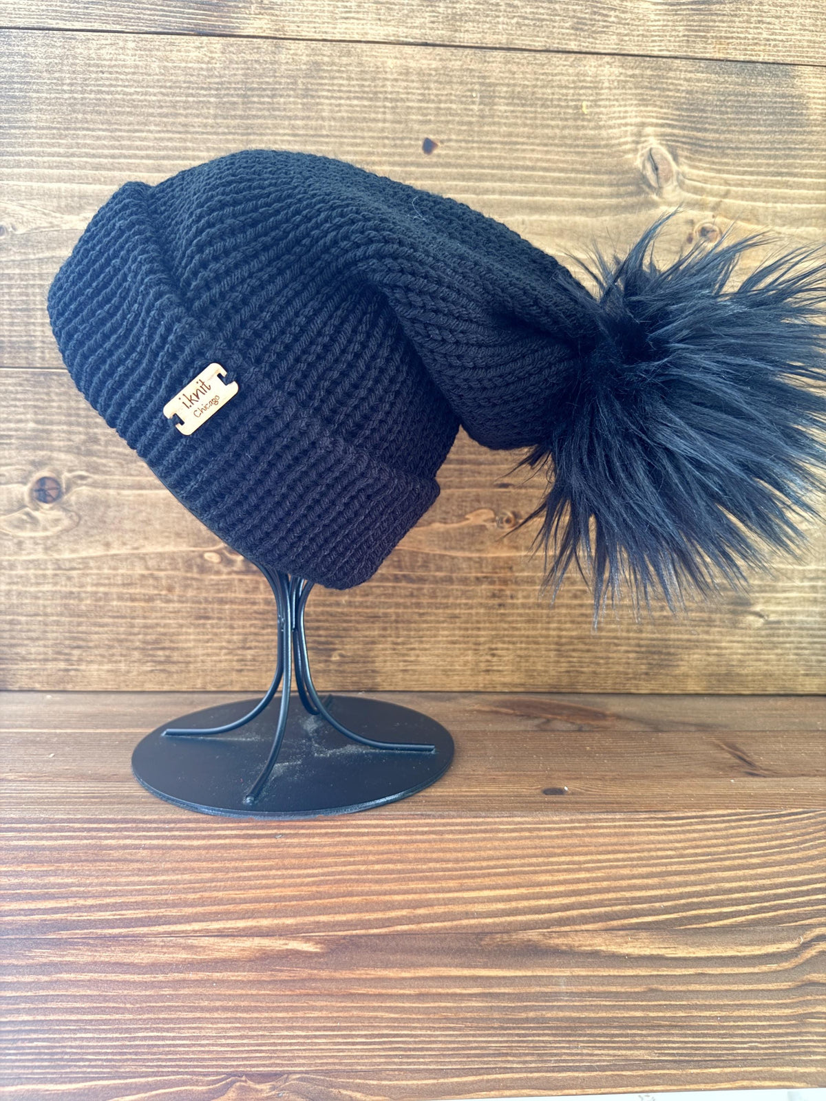 NOIR Double-Knit Beanie
