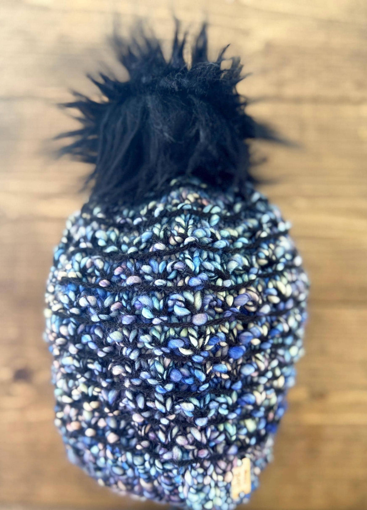 RAINBOW FISH Hand Knit Beanie