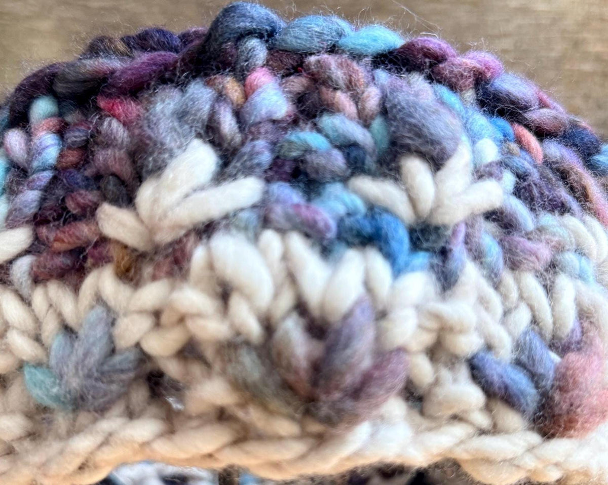 JAM Purple Hand Knit Headband