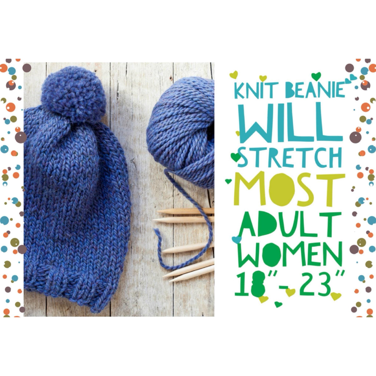 VINEBERRY Cable-Knit Beanie