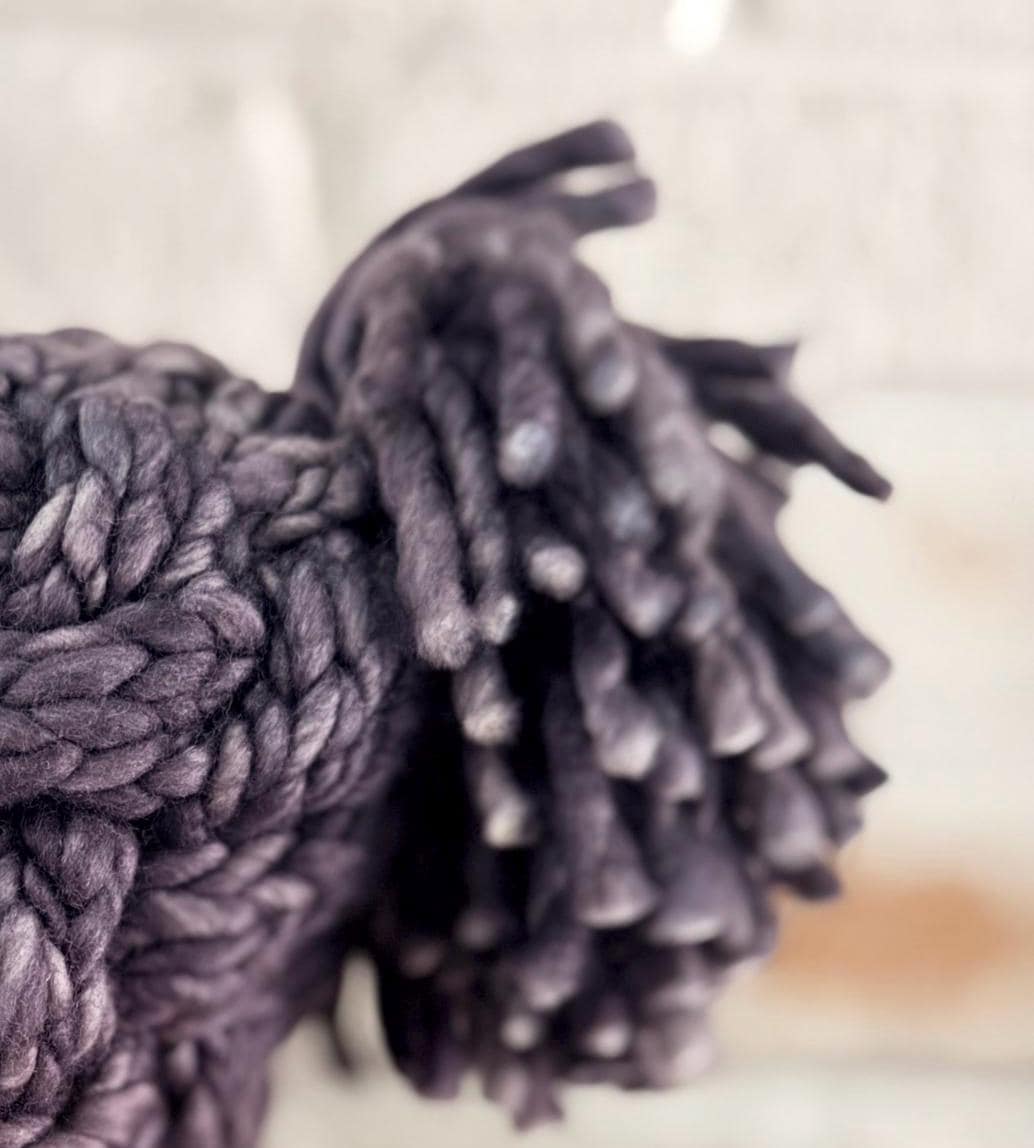 VINEBERRY Cable-Knit Beanie