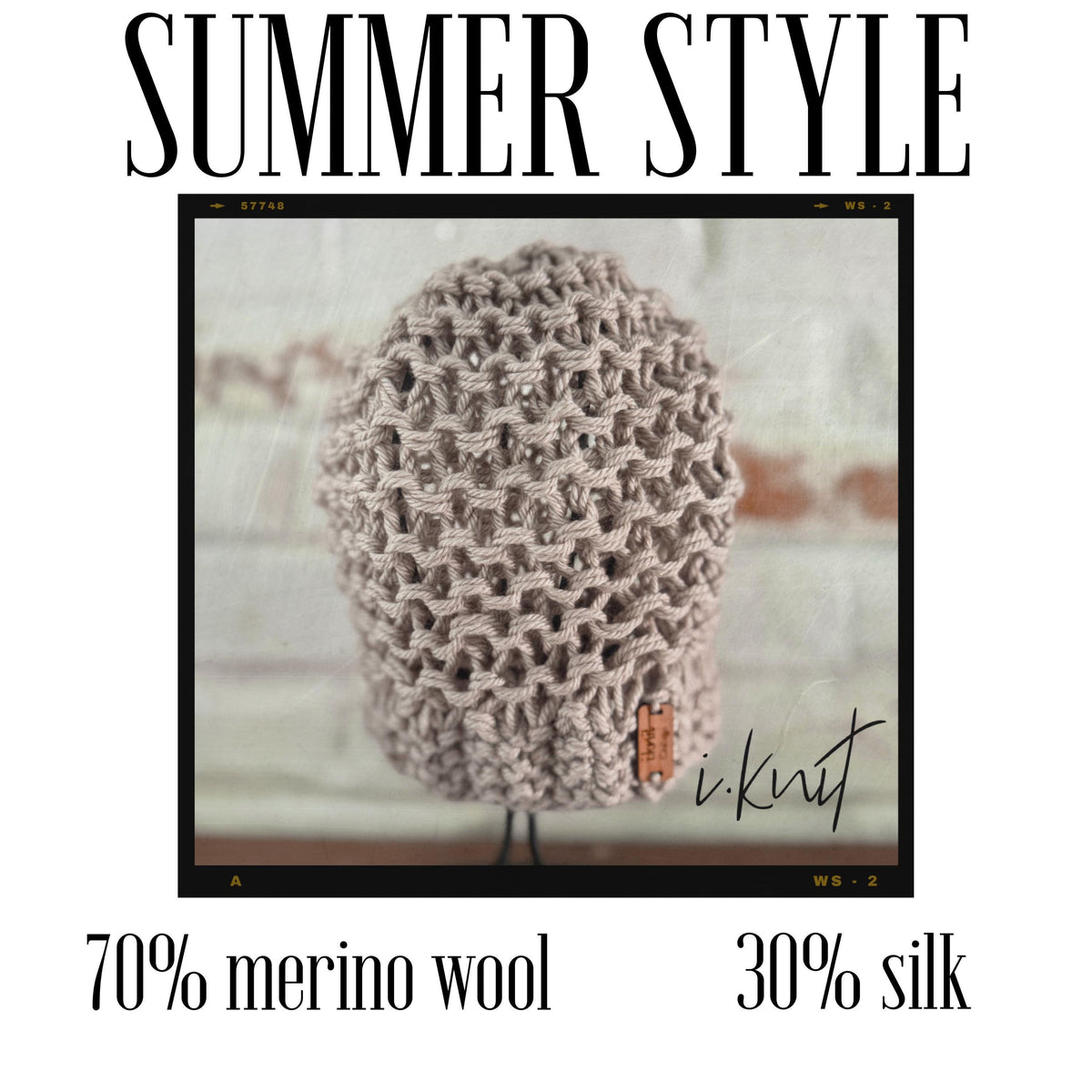 BEATNIK Lacey Knit Beanie