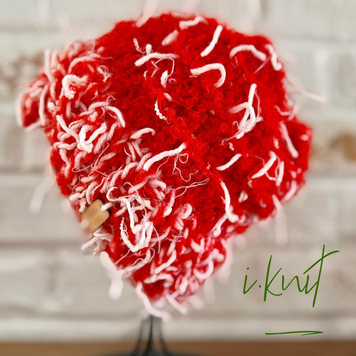 KRIS KRINGLE Hand Knit Beanie