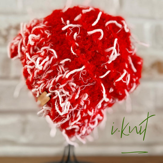 KRIS KRINGLE Hand Knit Beanie