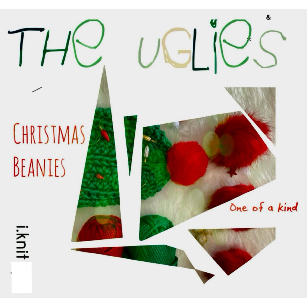 KRIS KRINGLE Hand Knit Beanie