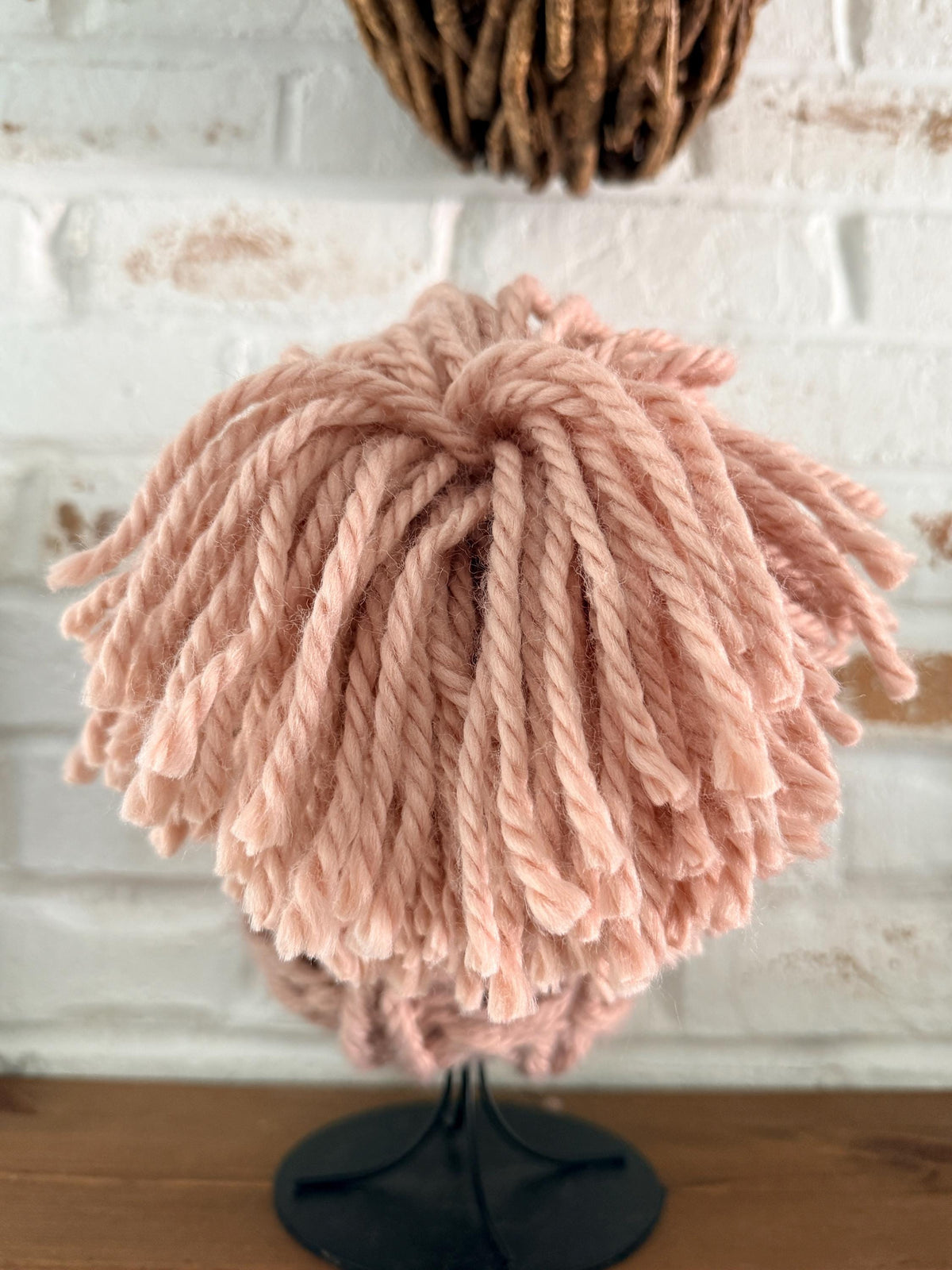 WHOLLY Peach Chunky Knit Beanie