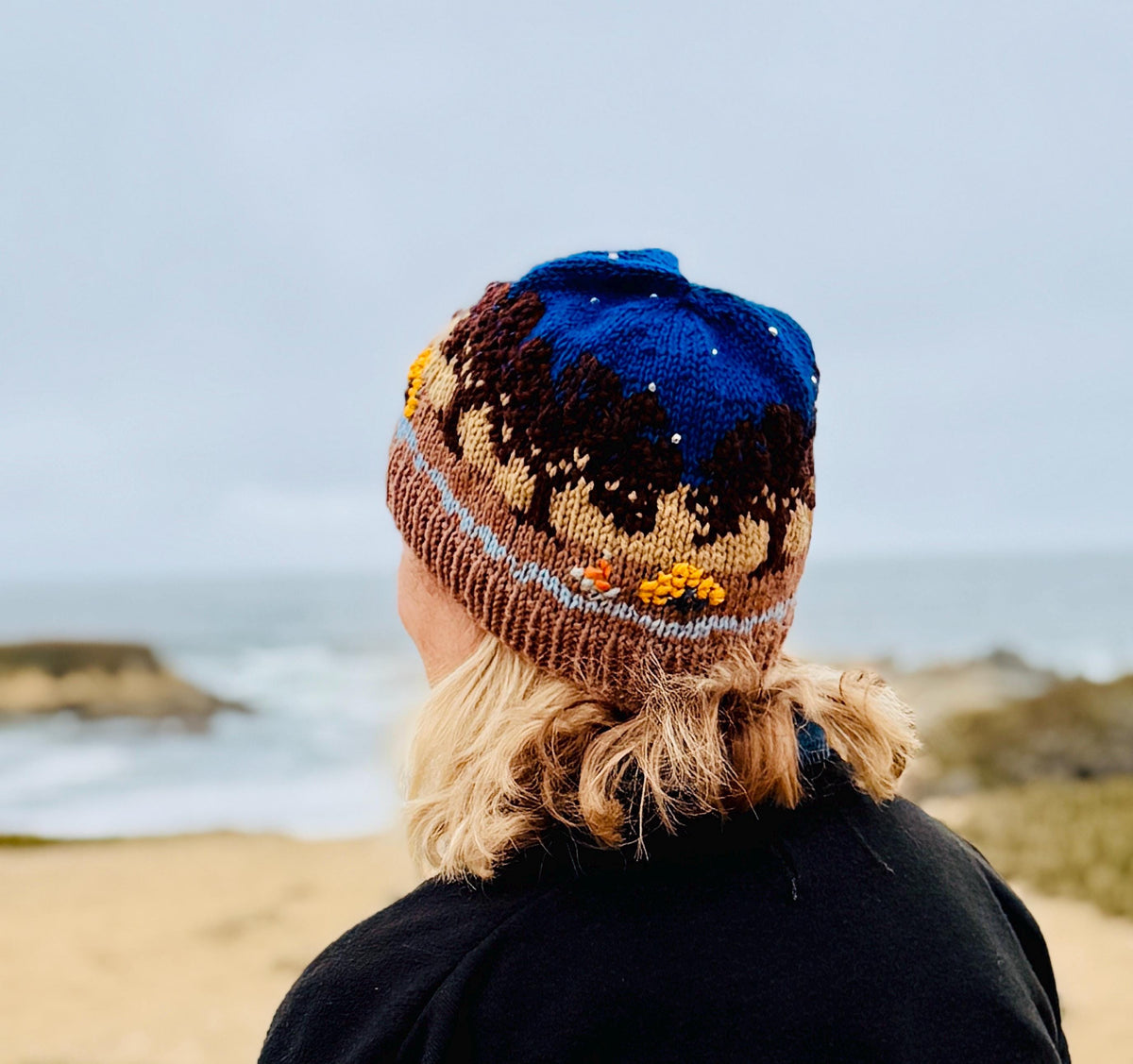 Nancy Bates CALIFORNIA Knit Beanie