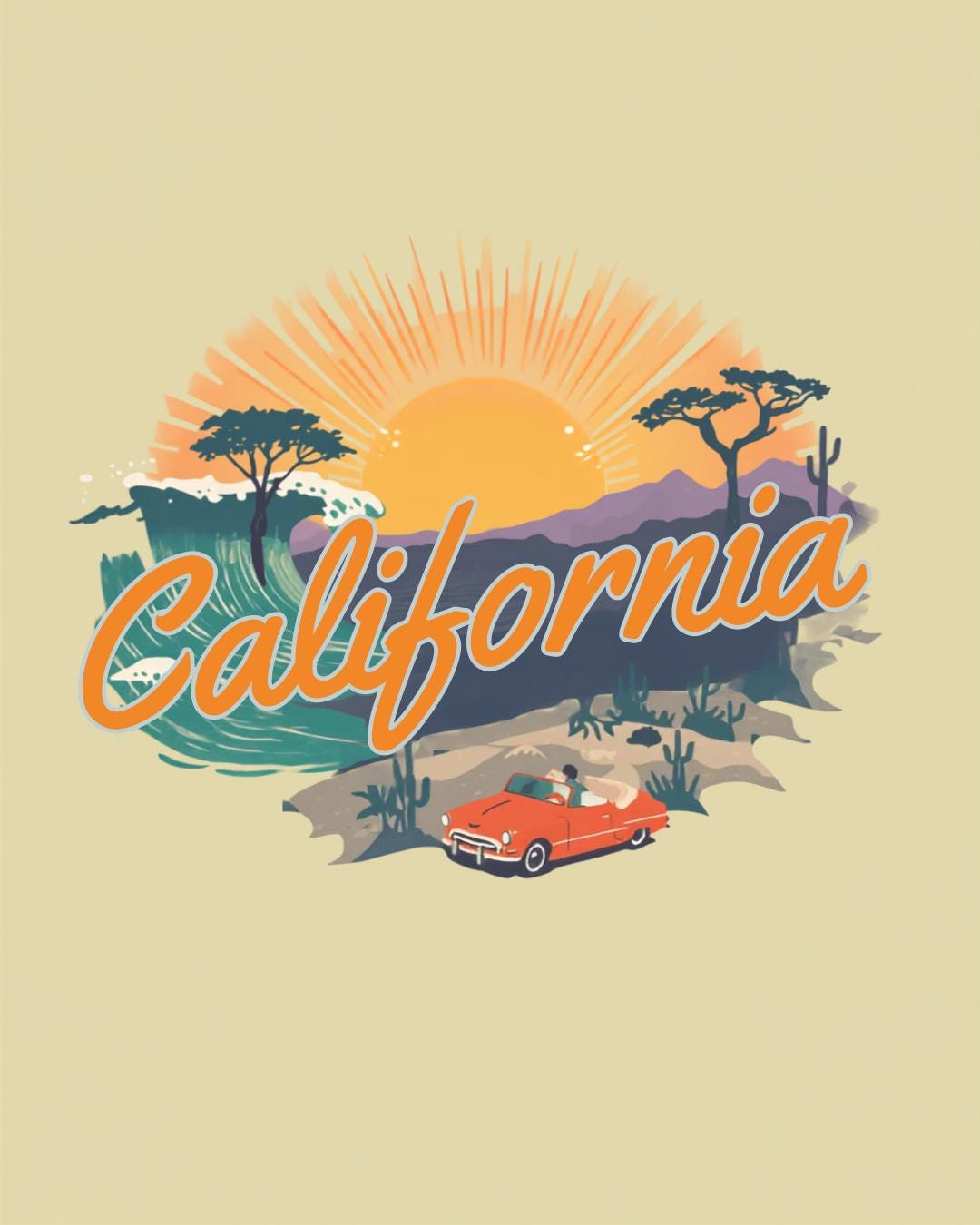 Nancy Bates CALIFORNIA Knit Beanie