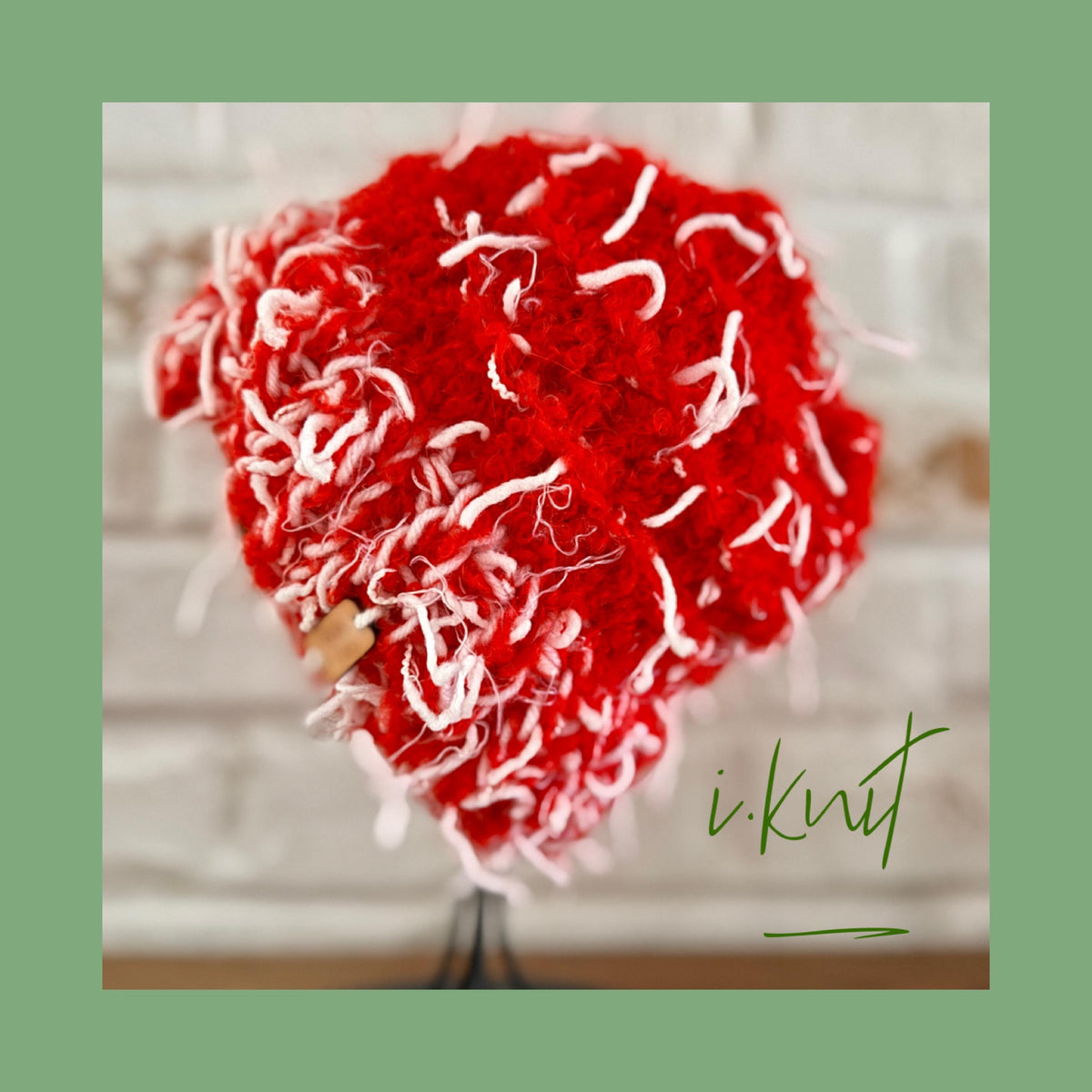 KRIS KRINGLE Hand Knit Beanie